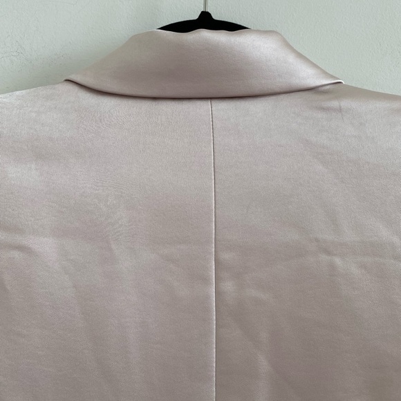 A.L.C Bishop II Satin Blazer In Pink Tint Size 10 New With Tag - Picture 11 of 12
